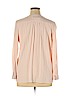 Ann Taylor LOFT 100% Rayon Pink Long Sleeve Blouse Size XL - photo 2