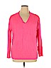 ELOQUII Pink Pullover Sweater Size 14 - 16 Plus - photo 1