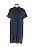 J.jill 100% Linen Blue Casual Dress Size L (petite) - photo 1
