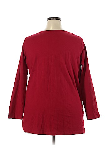 Woman Within Long Sleeve Henley (view 2)