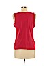 Ann Taylor LOFT 100% Cotton Red Sleeveless Top Size M (petite) - photo 2