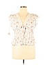 Taylor & Sage 100% Rayon White Short Sleeve Top Size XL - photo 1