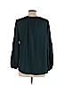 Old Navy 100% Polyester Green Long Sleeve Blouse Size L - photo 2