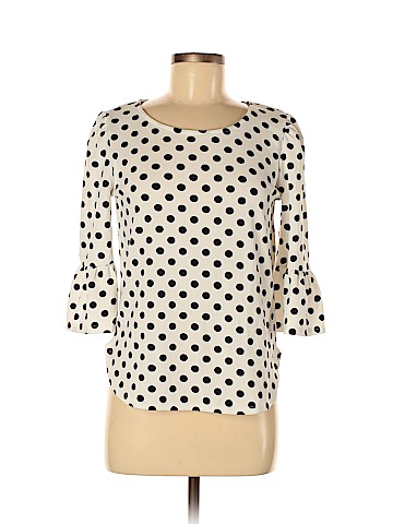 Green Envelope 3/4 Sleeve Top (view 1)