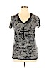 Local Supply Gray Short Sleeve Top Size 1X - photo 1