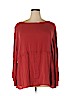 Cato 100% Rayon Orange 3/4 Sleeve Blouse Size 26 - 28 - photo 1