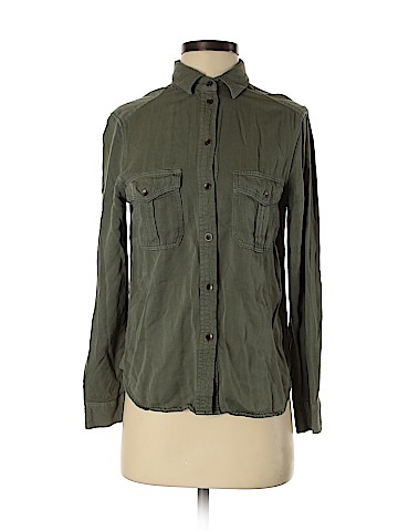 American Eagle Outfitters Long Sleeve Button-Down Shirt (view 1)