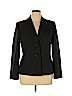 Evan Picone 100% Polyester Black Blazer Size 14 - photo 1