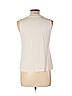 Talbots 100% Pima Cotton Ivory Sleeveless Top Size L (petite) - photo 2