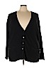 Assorted Brands 100% Cotton Black Cardigan Size 3X - photo 1