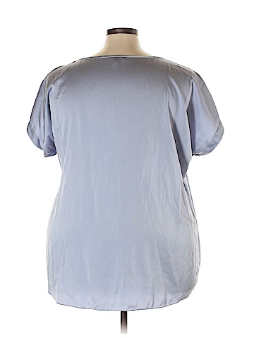 Eileen Fisher Short Sleeve Silk Top (view 2)