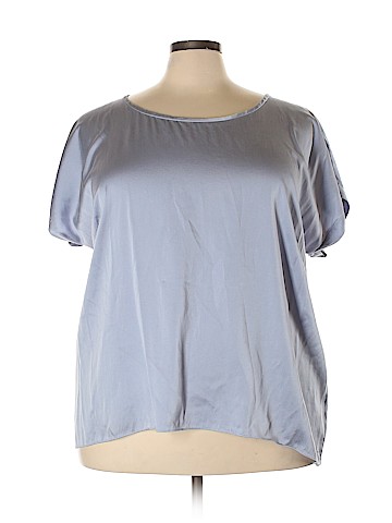 Eileen Fisher Short Sleeve Silk Top (view 1)