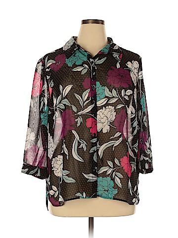 Attention Long Sleeve Blouse (view 1)