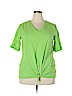 Misslook Green Short Sleeve Blouse Size 2X - photo 1