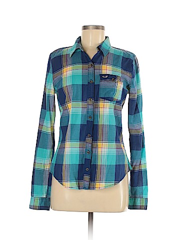 Hollister Long Sleeve Button-Down Shirt (view 1)