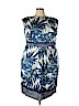 Adrianna Papell Blue Casual Dress Size 22 - photo 1