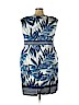 Adrianna Papell Blue Casual Dress Size 22 - photo 2