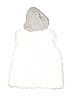 Hanna Andersson 100% Polyester White Faux Fur Vest Size 130 cm / US 8 - photo 2