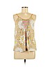 Free People 100% Cotton Tan Sleeveless Blouse Size M - photo 1