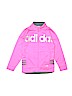 Adidas 100% Polyester Pink Track Jacket Size 7 - 8 - photo 1