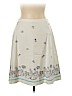 Ann Taylor LOFT White Casual Skirt Size 12 (petite) - photo 1