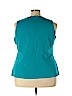 Wendy Williams Blue Sleeveless Top Size 3X - photo 2