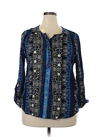 Nine West Long Sleeve Blouse (view 1)