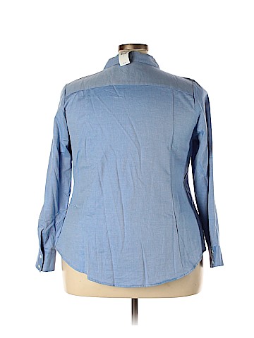 Lane Bryant Long Sleeve Button-Down Shirt (view 2)