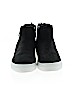 J/Slides 100% Leather Black Sneakers Size 7 - photo 2