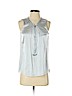Go By Go Silk Gray Sleeveless Silk Top Size S - photo 1