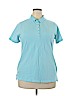 Lands' End Blue Short Sleeve Top Size 18 - photo 1