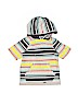 Tea 100% Cotton Stripes Gray Pullover Hoodie Size 5 - photo 1