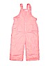 Carter's 100% Polyester Solid Pink Snow Pants With Bib 18-24 MO / 24 MO - photo 1
