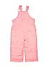 Carter's 100% Polyester Solid Pink Snow Pants With Bib 18-24 MO / 24 MO - photo 2