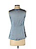 Banana Republic Factory Store 100% Polyester Blue Sleeveless Blouse Size 4 (petite) - photo 2