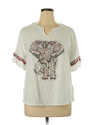 Democracy 3/4 Sleeve Top (view 1)