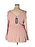 Boohoo Boutique Pink 3/4 Sleeve Blouse Size 18 - photo 2