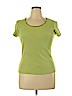 Style&Co 100% Cotton Green Short Sleeve Top Size XL - photo 1