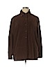 Croft & Barrow Brown Long Sleeve Button-Down Shirt Size XL - photo 1