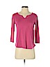 J.jill 100% Pima Cotton Pink 3/4 Sleeve T-Shirt Size XS (petite) - photo 1