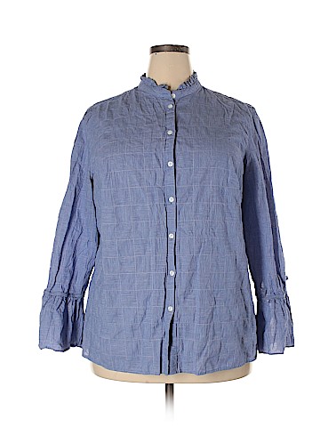Ava & Viv Long Sleeve Button-Down Shirt (view 1)