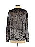 Angel Kiss 100% Polyester Silver Long Sleeve Top Size L - photo 2