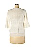 Eighty Eight 100% Cotton White Cardigan Size M - photo 2