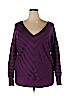 Lane Bryant Purple Pullover Sweater Size 18 - 20 Plus - photo 1