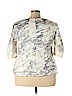 6th & LN White Short Sleeve Blouse Size 22 - photo 2