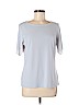 Tahari Gray Short Sleeve Blouse Size M - photo 1