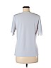 Tahari Gray Short Sleeve Blouse Size M - photo 2