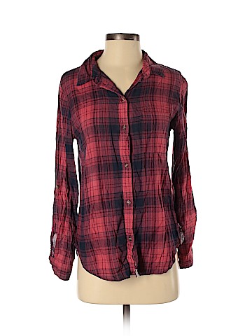 American Eagle Outfitters Long Sleeve Button-Down Shirt (view 1)