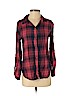 American Eagle Outfitters Red Long Sleeve Button-Down Shirt Size S - photo 1