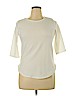 Bar III Ivory 3/4 Sleeve Top Size XL - photo 1